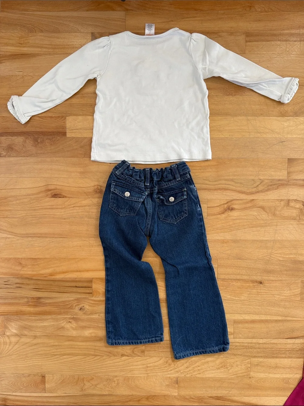 Gymboree Dark Blue Jeans with Heart & Star Embroidery